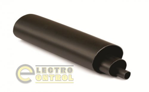 Термоусаживаемая cреднестенная трубка 200/65 мм c клеевым составом Термоусаживаемая cреднестенная трубка 200/65 мм c клеевым составом