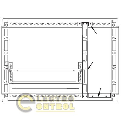 Комплект для создания кабельного отсека, для шкафов DAE/CQE 1800 x 600