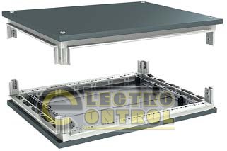 Комплект, крыша и основание, для шкафов CQE, 1000 x 1000 мм