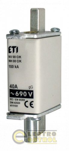 Предохранитель с ударной иглой NH-00C_K/gG 6 A KOMBI 690V 4111174