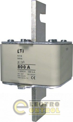 Предохранитель NH-4/gG 800A 500V KOMBI 4116103