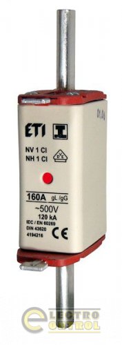 Предохранитель NH-1C/gG 20A 500V KOMBI 4184206
