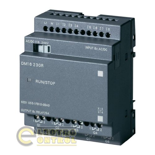 Логічний модуль SIEMENS 6ED1 055-1NB10-0BA0 LOGO! DM16 24