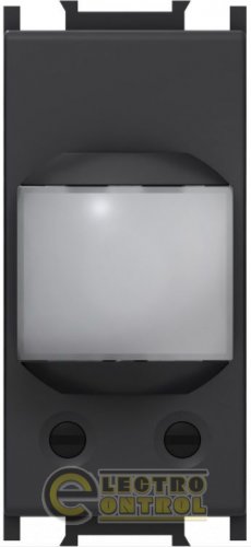 Датчик руху, 110°/8м, 15-180з, 230V, TEM MODUL, чорний