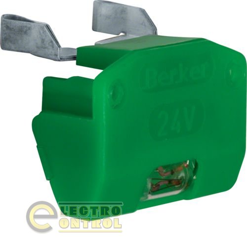 Элемент подсветки кнопок/выключателей Isopanzer IP44, зелёный, 35мА/24В