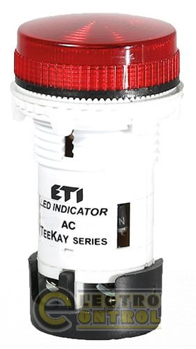 Лампа сигнальна LED матова TT01X1 240V AC (червона) 54мм 4770761