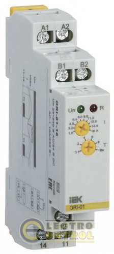 Реле струму ORI 1,6-16А 24-240В AC / 24В DC
