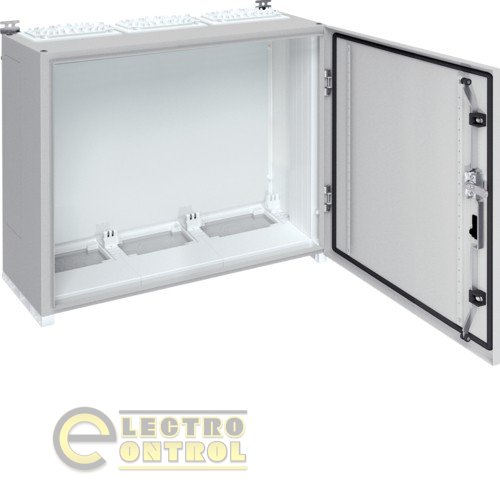 Щит Univers IP55/II 650x800x275, сірий, 3 секції