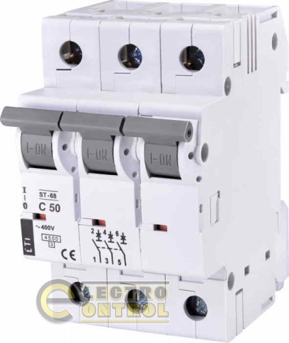 Автоматичний вимикач ETI ST 68 3p C 50А AC 2185321