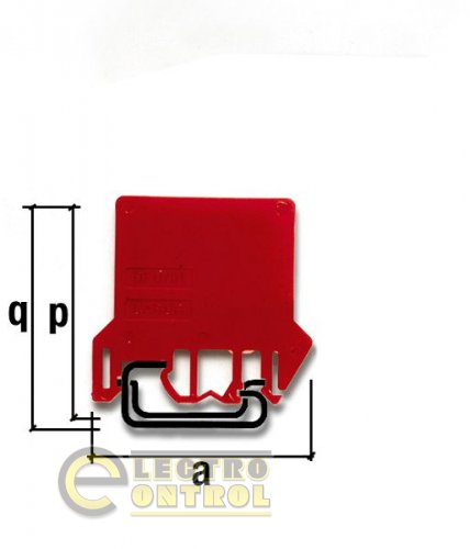 Роздільник клем ESC-DFU/6/R ( для ізм. клем SCB.6) 3903224