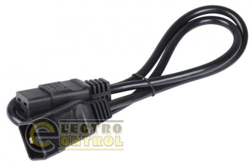 ITK Кабель электропитания PDU, 3х1,5, 2м, с разъёмами С13-C14