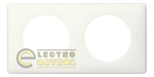 Рамка Legrand 66632 Celiane 2 поста Белый глянец