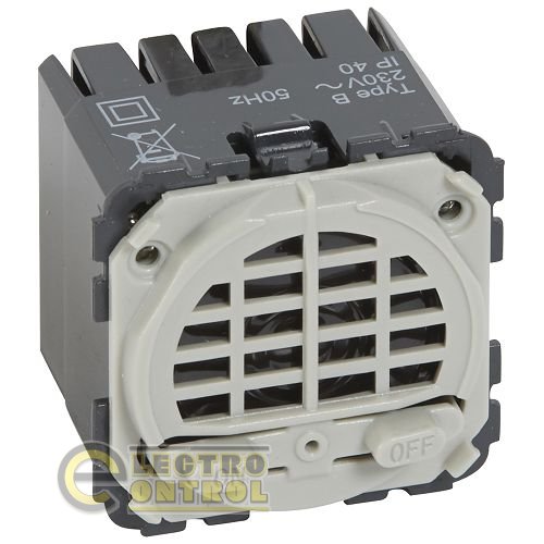 Звонок Legrand 67541 с подсветкой 10 мелодий Celiane 230В