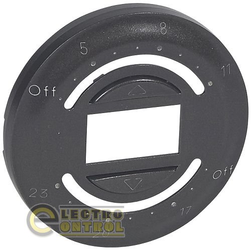 Лицевая панель Legrand 67959 Celiane программируемый выключатель привода Графит Лицевая панель Legrand 67959 Celiane программируемый выключатель привода Графит