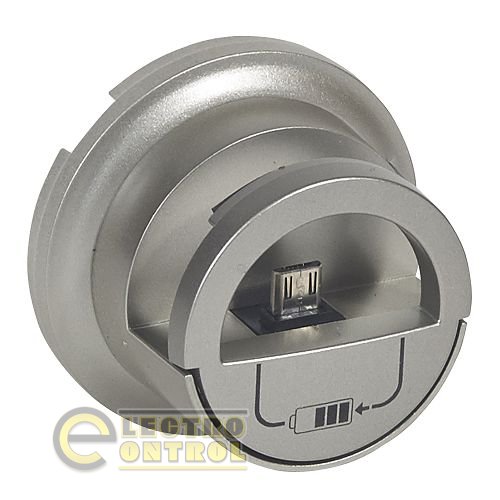 Лицевая панель Legrand 68510 Celiane розетки-зарядки USB с подставкой для смартфона Титан Лицевая панель Legrand 68510 Celiane розетки-зарядки USB с подставкой для смартфона Титан