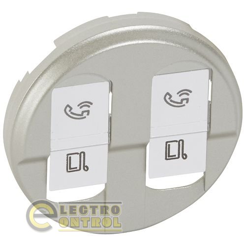 Лицевая панель Legrand 68552 Celiane розетки RJ45 Титан