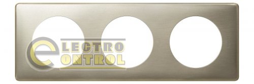 Рамка Legrand 68903 Celiane металік 3 поста Титан Рамка Legrand 68903 Celiane металік 3 поста Титан