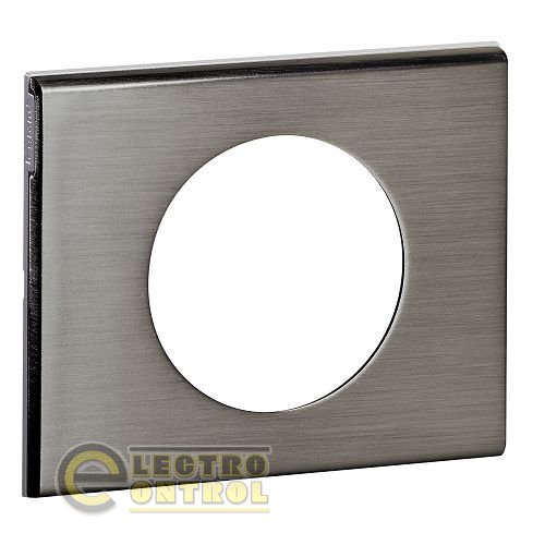 Рамка Legrand 69101 Celiane 1 пост Фактурна сталь
