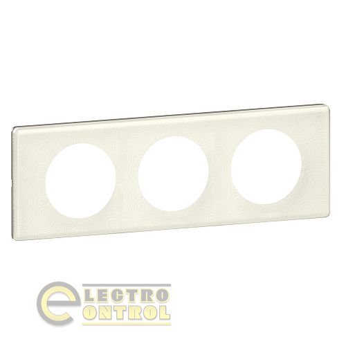 Рамка Legrand 69353 Celiane эксклюзивная 3 поста Фарфор Белый феерия