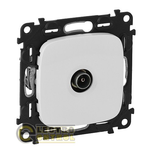 Розетка ТВ Legrand 753761 проходная 1,5дБ/14дБ 0-2400 МГц Valena ALLURE с лицевой панелью Белый Розетка ТВ Legrand 753761 проходная 1,5дБ/14дБ 0-2400 МГц Valena ALLURE с лицевой панелью Белый