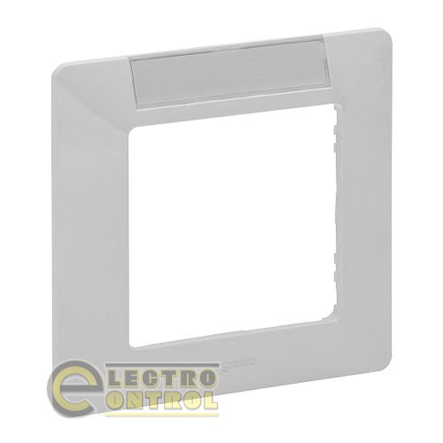 Рамка Legrand 754011 Valena LIFE С держателем для маркировки.1-постовая