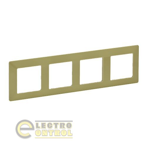 Рамка Legrand 754084 Valena LIFE 4-постовая универсальная