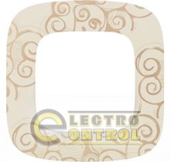 Рамка Legrand 754351 Valena ALLURE 1-постова універсальна Нарцис золото