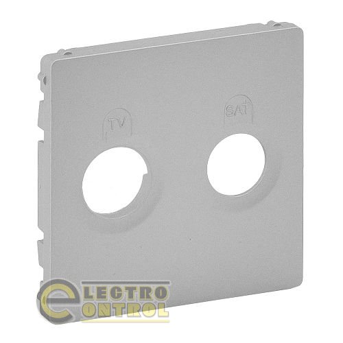 Лицевая панель Legrand 754822 для розеток TV-SAT Valena LIFE Алюминий
