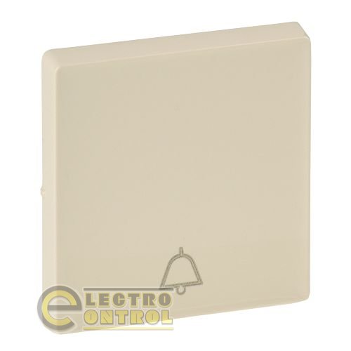 Лицевая панель Legrand 755011 для кнопочного выключателя с символом "звонок" Valena LIFE Слоновая кость