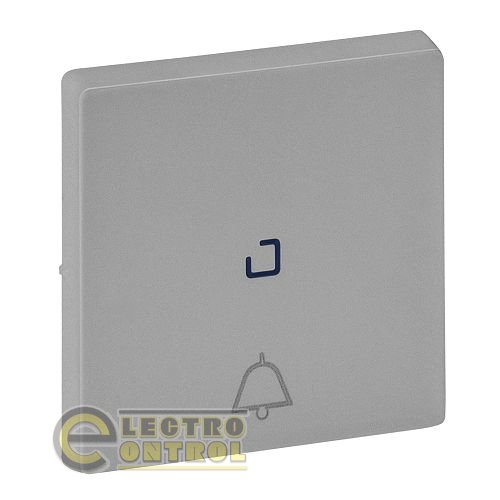Лицевая панель Legrand 755052 для кнопочного выключателя с символом "звонок" c линзой для подсветки Valena LIFE Алюминий Лицевая панель Legrand 755052 для кнопочного выключателя с символом "звонок" c линзой для подсветки Valena LIFE Алюминий