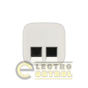 Лицевая панель Legrand 755429 для двойных телефонных/информационных розеток Valena ALLURE Жемчуг