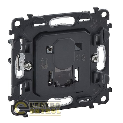 Информационная розетка Legrand 753048 одиночная RJ45 Кат.6A STP Valena IN'MATIC
