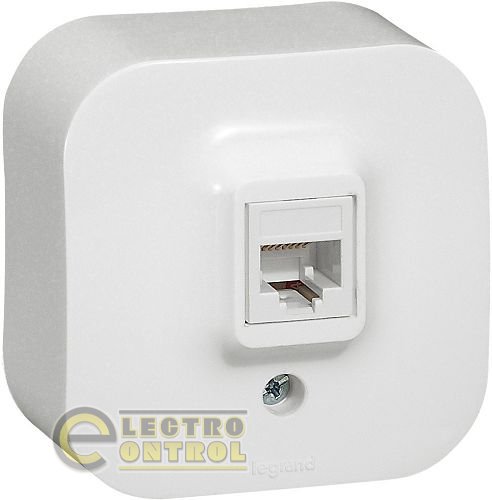 Розетка Legrand 782424 Forix RJ45 кат. 5е UTP Белая Розетка Legrand 782424 Forix RJ45 кат. 5е UTP Белая