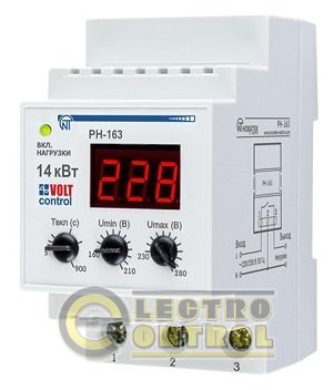 Реле напруги 220В РН-163 63А, 60 Гц