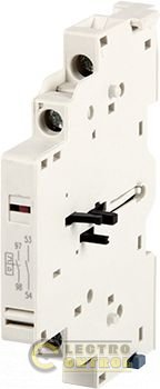 Блок контактов боковой для АЗД (0,4-32) e.mp.pro.ad.1001: дополнительный 1NC + сигнал 1NO