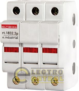 Держатель предохранителя e.industrial.rt.1832.3p, 3р, 2-32А