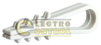 Дюбель-ёлочка 8 mm для круглого кабеля e.metiz.dowel.fir.8, 100 шт.