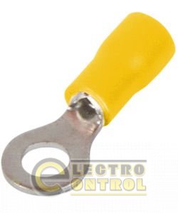 Изолированный наконечник e.terminal.stand.rv1.1,25.4.yellow 0.5-1.5 кв.мм, желтый
