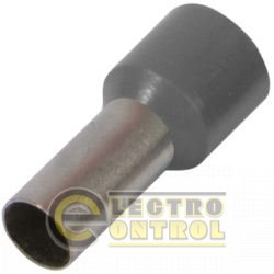 Ізольований наконечник втулковий e.terminal.stand.e10-12.grey 10,0 кв.мм, сірий