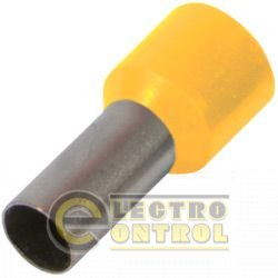 Изолированный наконечник втулочный e.terminal.stand.e7508.yellow 0.75 кв.мм, желтый