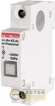 Індикатор на DIN-рейку e.i.din.pro.45.dn.white, білий