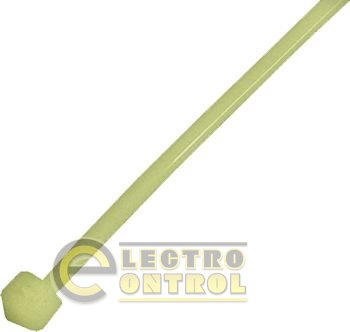Кабельная стяжка e.ct.stand.280.4.yellow (100шт), желтая