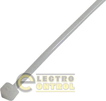 Кабельна стяжка e.ct.stand.300.5.white (100шт), біла
