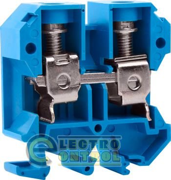 Клемна колодка складальна на DIN -рейку e.tc.din.pro.35.blue, синій