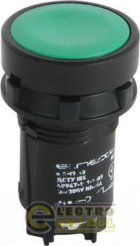 Кнопка e.SB7.13 зеленая NO+NC