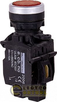 Кнопка-Індикатор e.pb.la.stand.32.td.11.red, червона