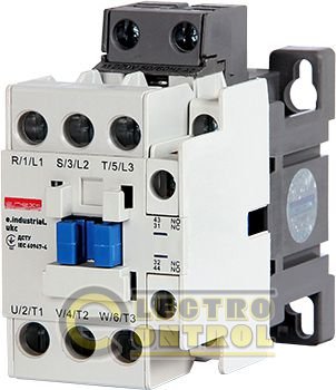 Контактор e.industrial.ukc.22.220, 22А, 220В, no+nc