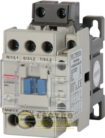 Контактор e.industrial.ukc.9.400, 9А, 400В, 1no+1nc