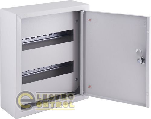 Корпус металлический e.mbox.pro.n.24z IP31 навесной на 24 модуля с замком