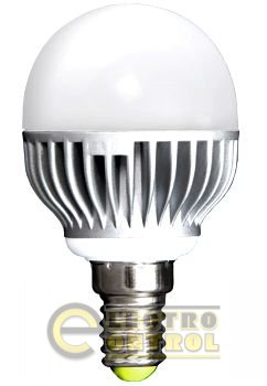 Лампа світлодіодна e.save.LED.G45M.E14.5.2700 тип куля, 5Вт, 2700 ДО, Е14 (червоний)